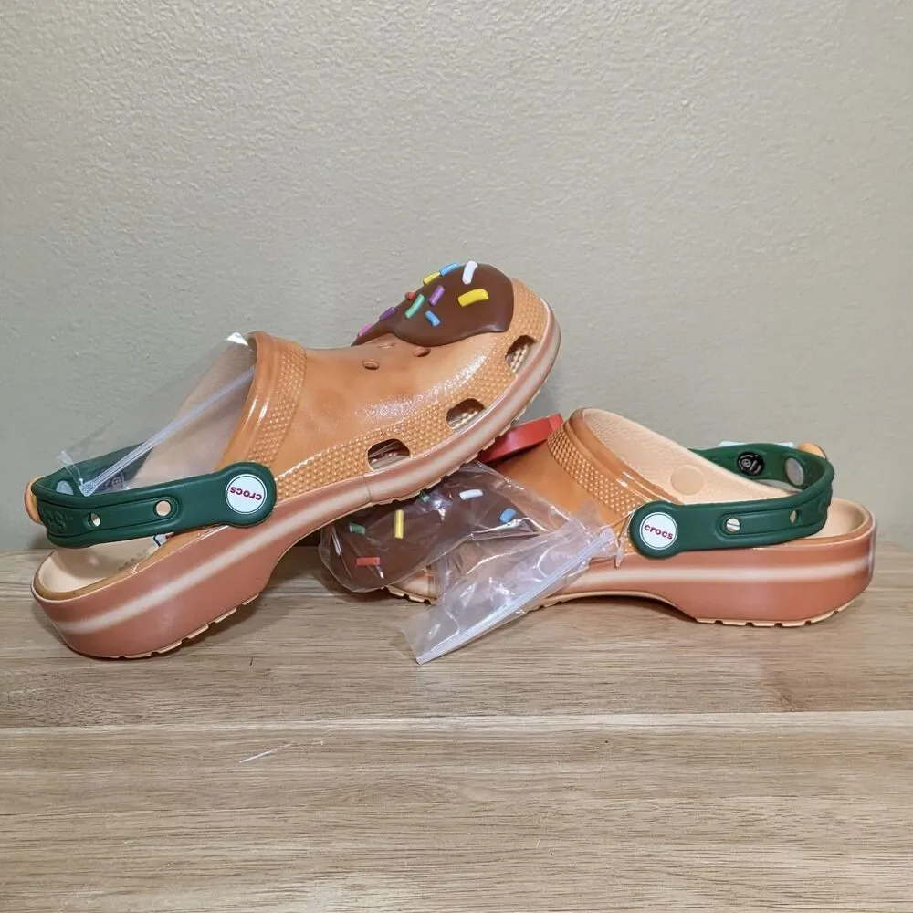 Crocs X Krispy Kreme Donuts Classic Clogs Men's Size 4 = Women's Size 6